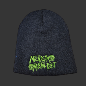 Michigan Metal Fest Skull Cap - Classic Green Logo